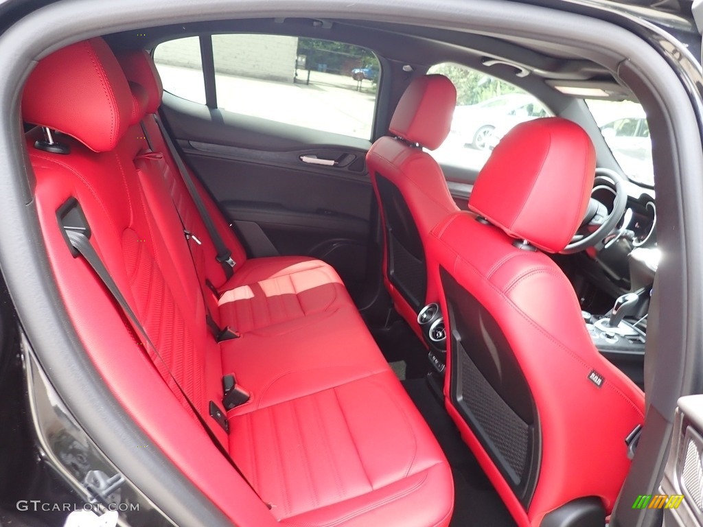 Red/Black Interior 2024 Alfa Romeo Stelvio Sprint AWD Photo #146358824