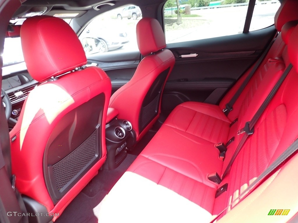 Red/Black Interior 2024 Alfa Romeo Stelvio Sprint AWD Photo #146358846