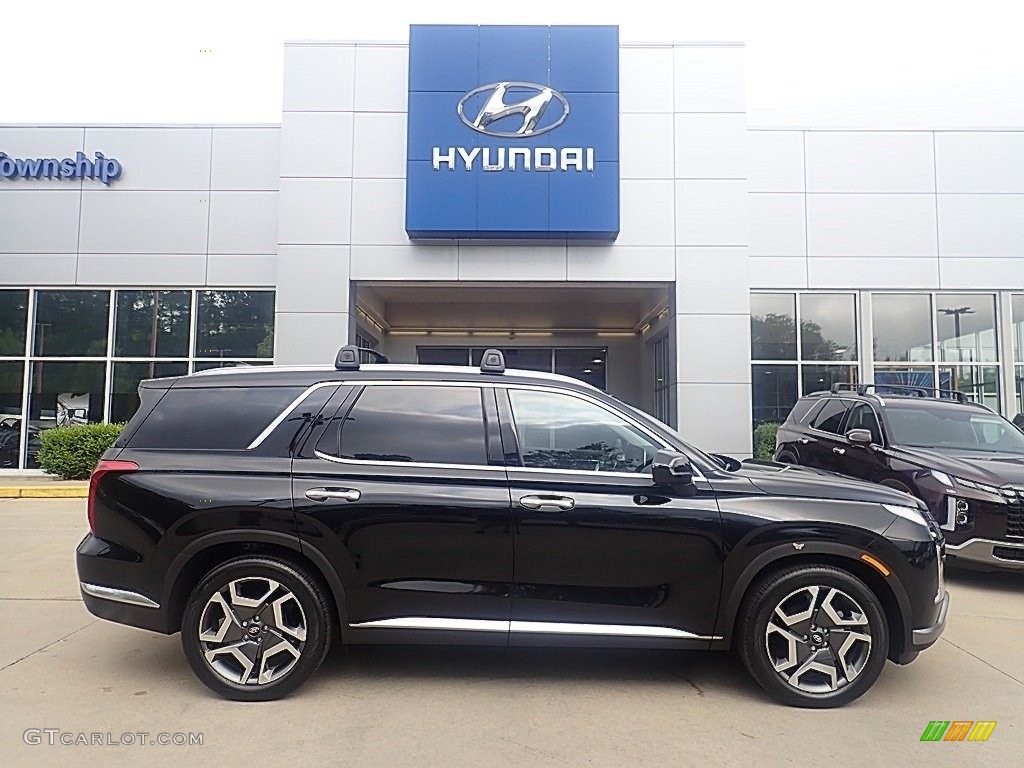 Abyss Black Pearl 2023 Hyundai Palisade Limited AWD Exterior Photo #146359849