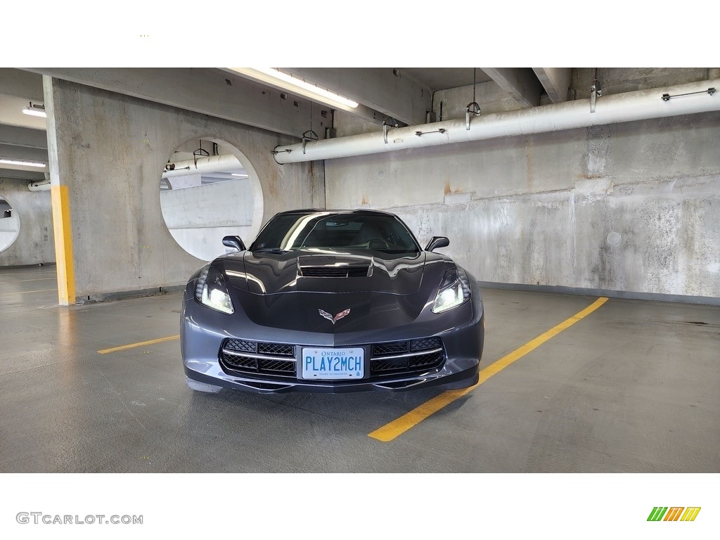 2014 Corvette Stingray Coupe Z51 - Cyber Gray Metallic / Brownstone photo #8