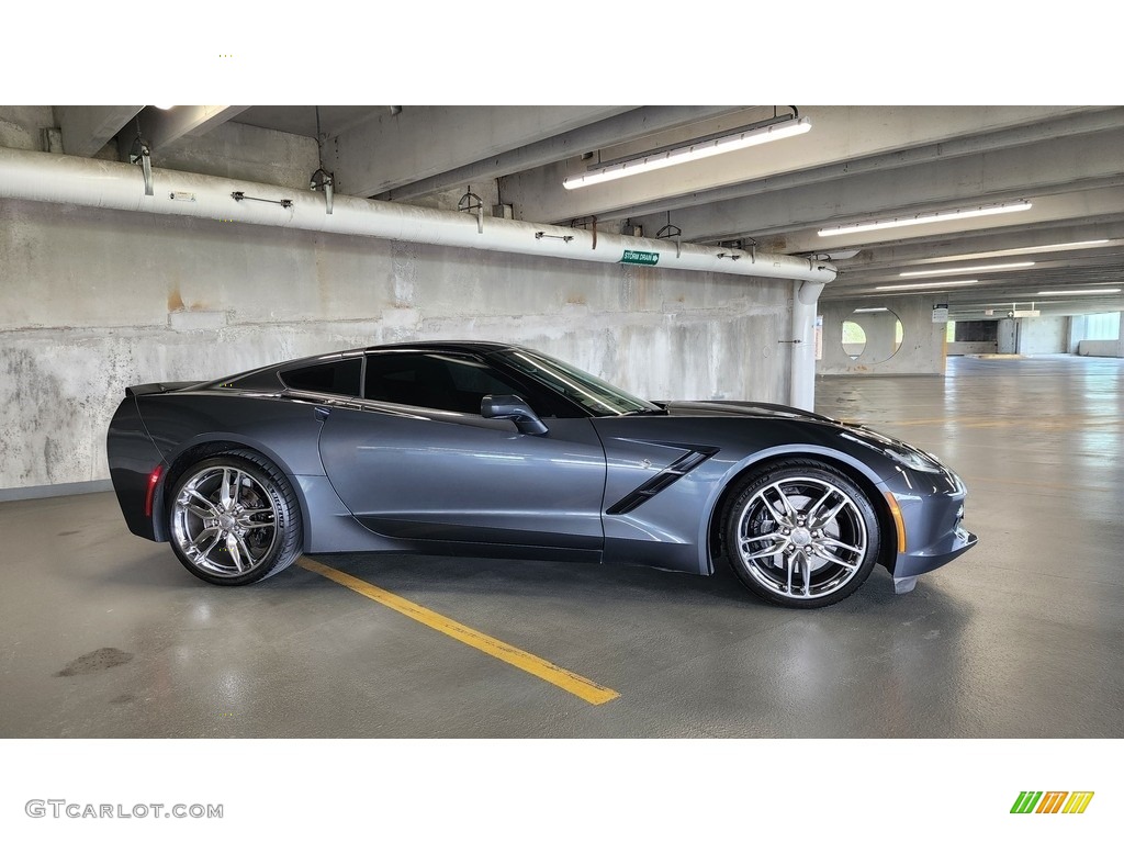 2014 Corvette Stingray Coupe Z51 - Cyber Gray Metallic / Brownstone photo #10