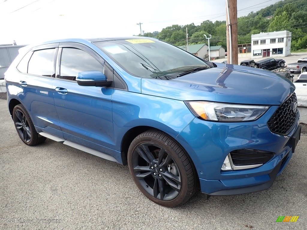 Ford Performance Blue 2019 Ford Edge ST AWD Exterior Photo #146360000