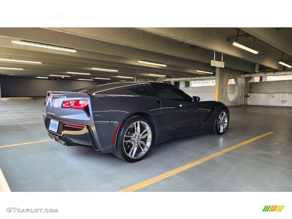 2014 Corvette Stingray Coupe Z51 - Cyber Gray Metallic / Brownstone photo #13