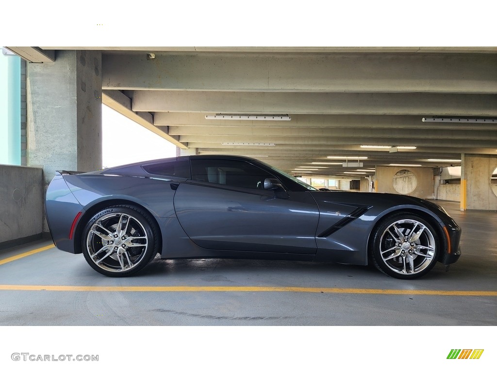 2014 Corvette Stingray Coupe Z51 - Cyber Gray Metallic / Brownstone photo #15