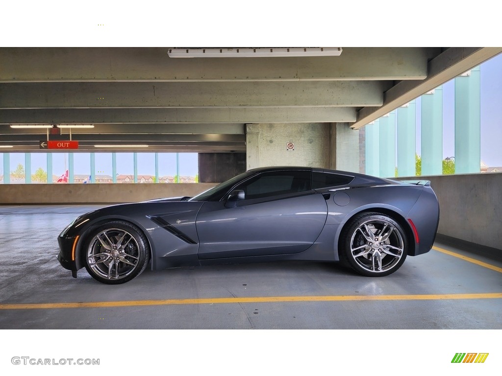 2014 Corvette Stingray Coupe Z51 - Cyber Gray Metallic / Brownstone photo #16