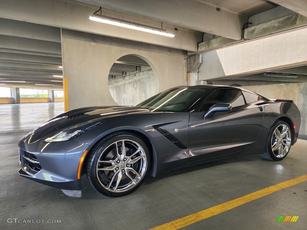 Cyber Gray Metallic 2014 Chevrolet Corvette Stingray Coupe Z51 Exterior Photo #146360111
