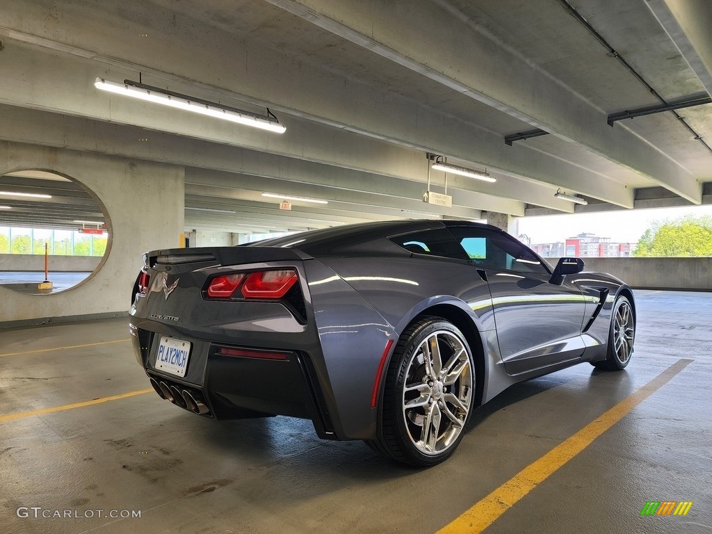 2014 Corvette Stingray Coupe Z51 - Cyber Gray Metallic / Brownstone photo #24