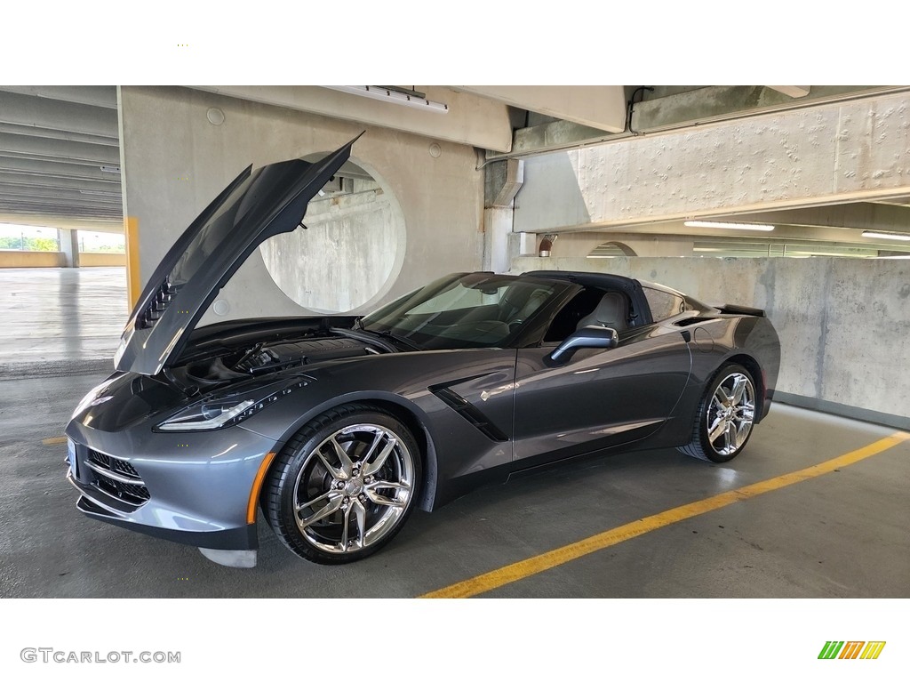 Cyber Gray Metallic 2014 Chevrolet Corvette Stingray Coupe Z51 Exterior Photo #146360333