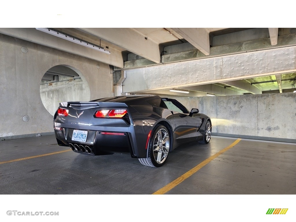 2014 Corvette Stingray Coupe Z51 - Cyber Gray Metallic / Brownstone photo #37
