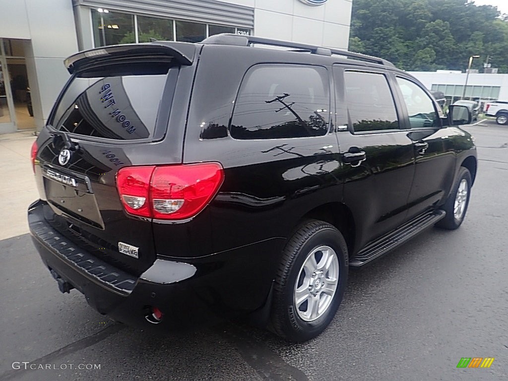 2017 Sequoia SR5 4x4 - Black / Sand Beige photo #2