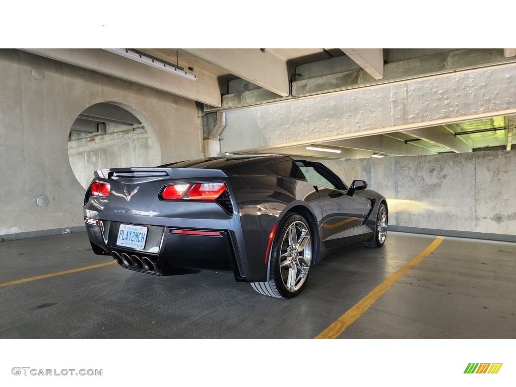 2014 Corvette Stingray Coupe Z51 - Cyber Gray Metallic / Brownstone photo #38