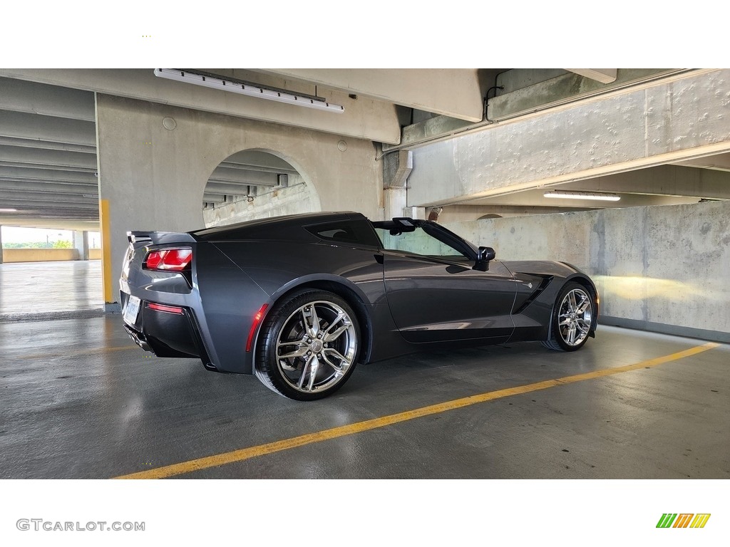 2014 Corvette Stingray Coupe Z51 - Cyber Gray Metallic / Brownstone photo #39