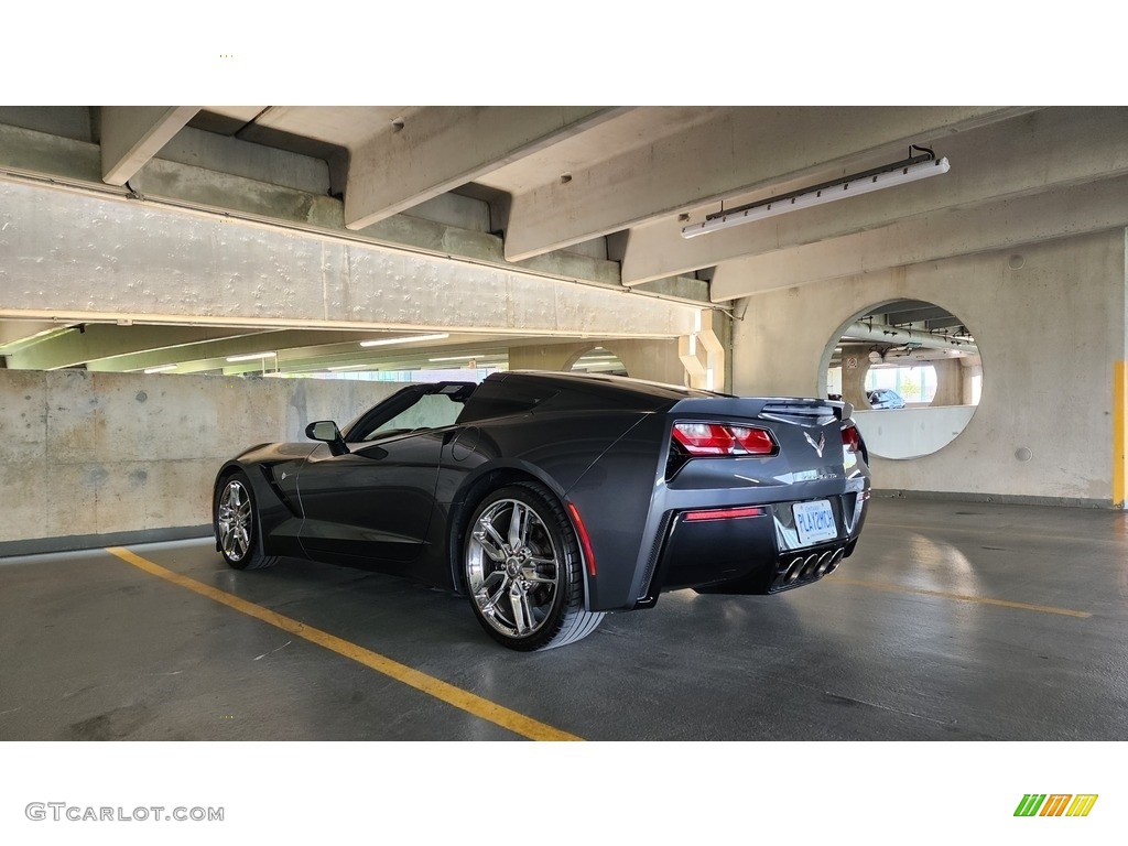 2014 Corvette Stingray Coupe Z51 - Cyber Gray Metallic / Brownstone photo #41