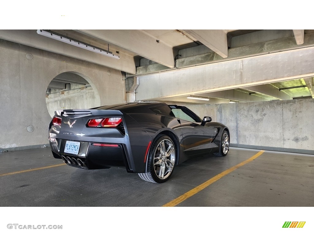 2014 Corvette Stingray Coupe Z51 - Cyber Gray Metallic / Brownstone photo #42