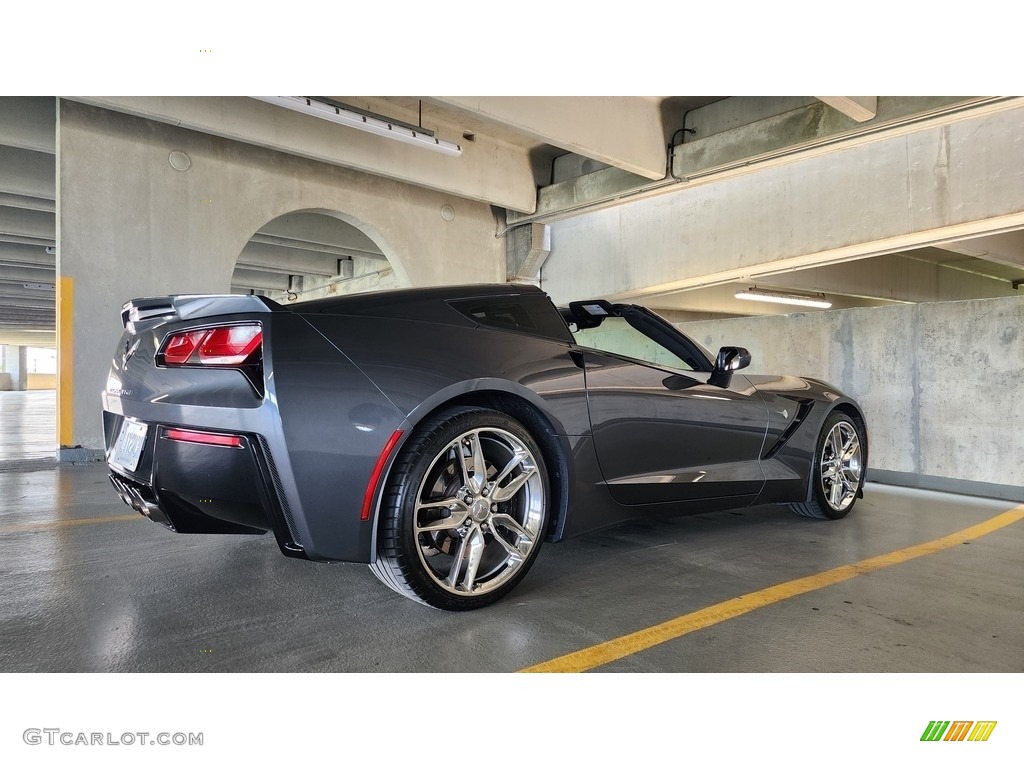 2014 Corvette Stingray Coupe Z51 - Cyber Gray Metallic / Brownstone photo #43