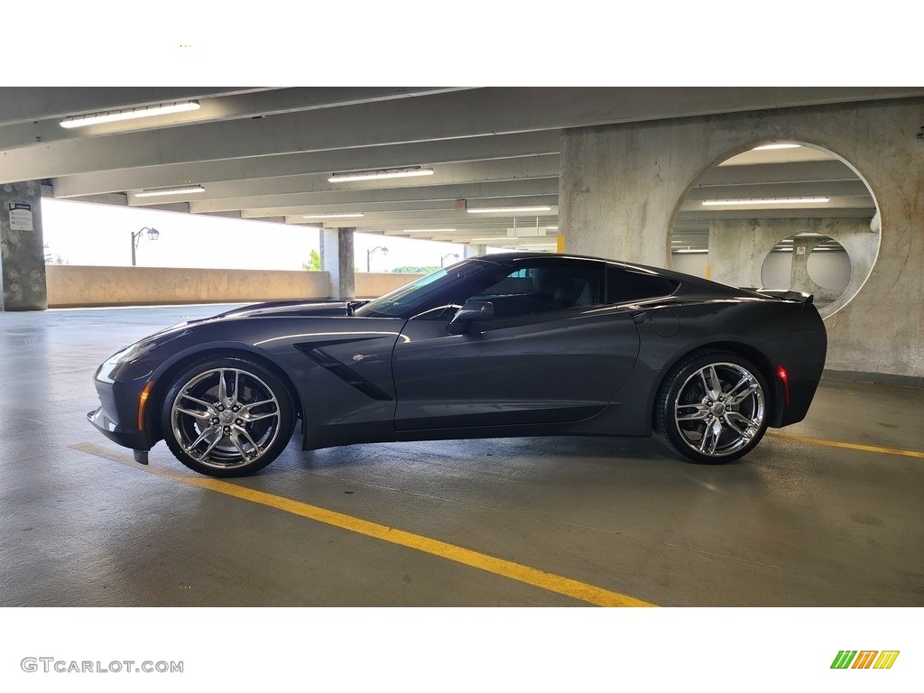 2014 Corvette Stingray Coupe Z51 - Cyber Gray Metallic / Brownstone photo #50