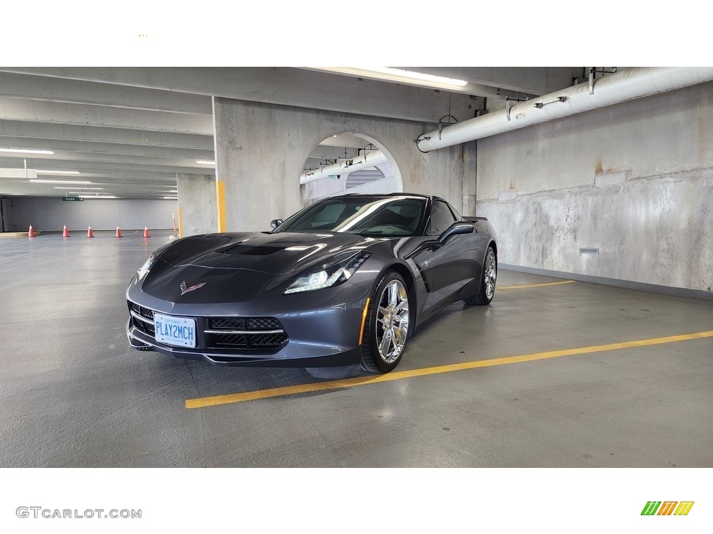 2014 Corvette Stingray Coupe Z51 - Cyber Gray Metallic / Brownstone photo #51