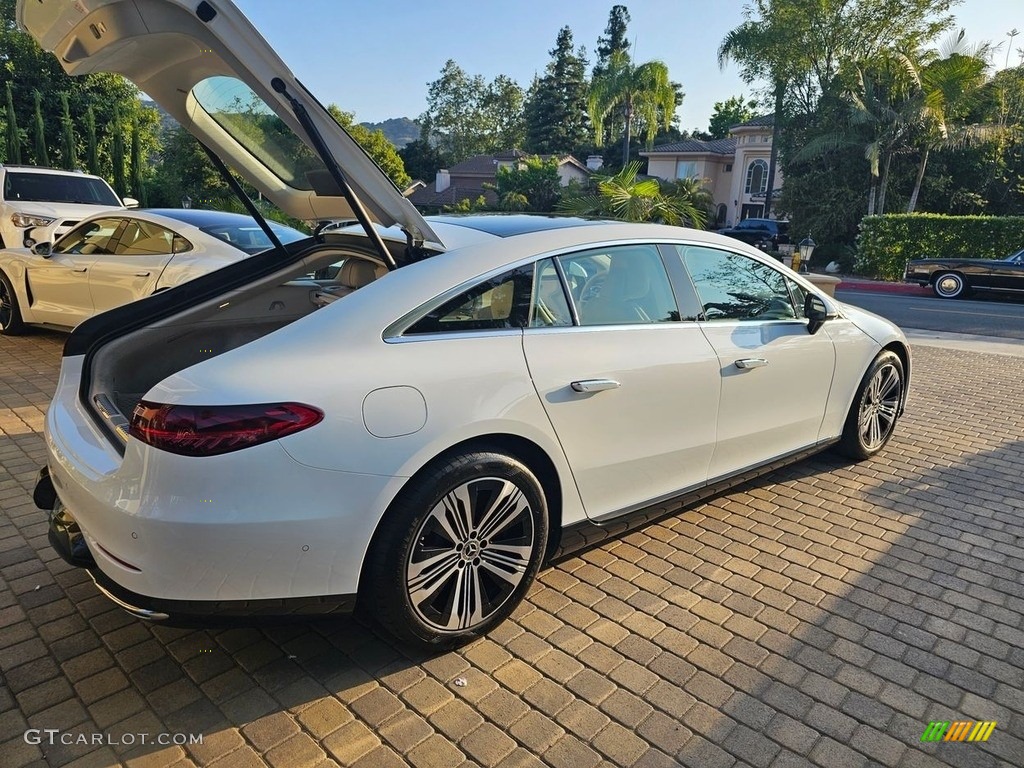 2022 EQS 450+ Sedan - Polar White / Macchiato Beige/Space Gray photo #9