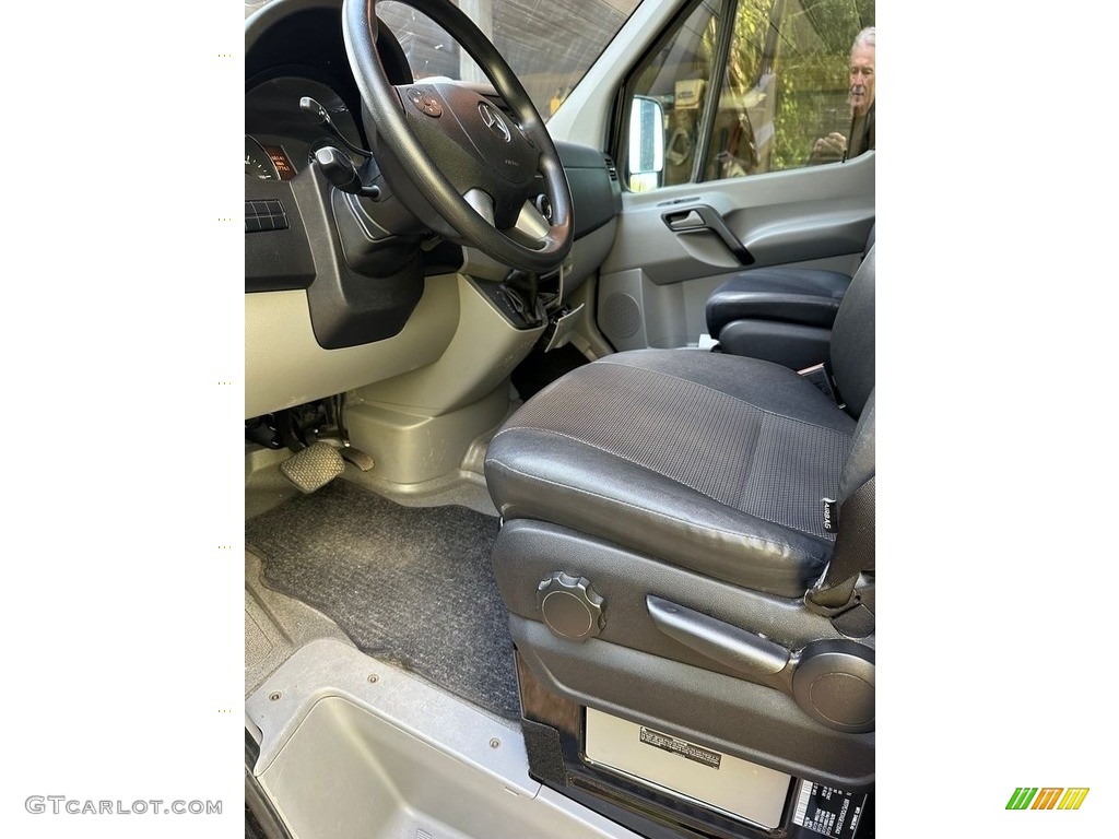Black Interior 2016 Mercedes-Benz Sprinter 2500 High Roof Crew Van Photo #146360981