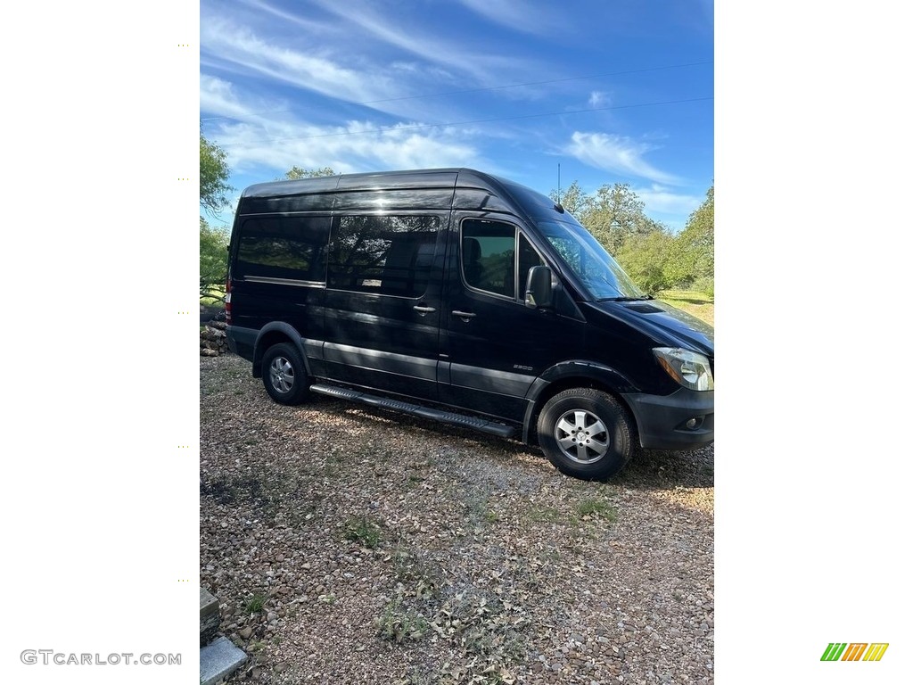 Obsidian Black Metallic 2016 Mercedes-Benz Sprinter 2500 High Roof Crew Van Exterior Photo #146360993