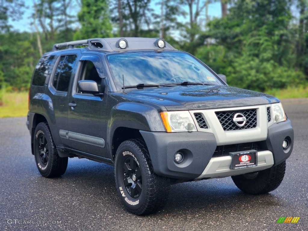 2013 Xterra Pro-4X 4x4 - Night Armor / Gray photo #2