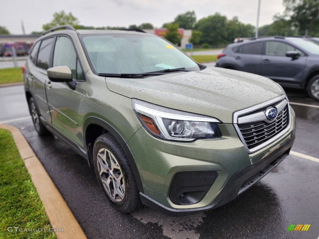 Jasper Green Metallic 2019 Subaru Forester 2.5i Premium Exterior Photo #146361402