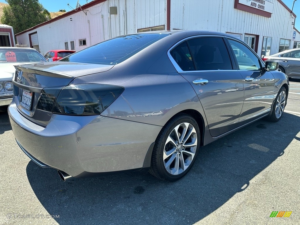 2014 Accord Sport Sedan - Modern Steel Metallic / Black photo #6