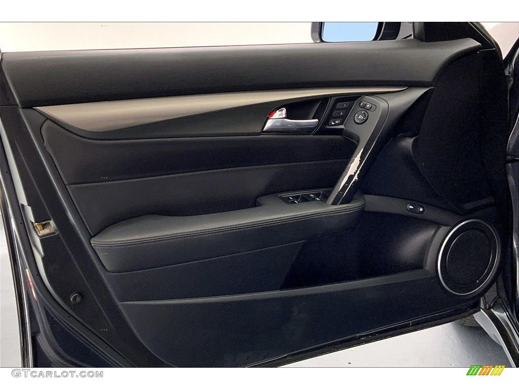 2012 Acura TL 3.5 Ebony Door Panel Photo #146361906