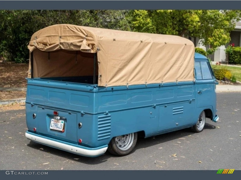 Dove Blue 1954 Volkswagen Bus T2 Transporter Pick Up Exterior Photo #146362029