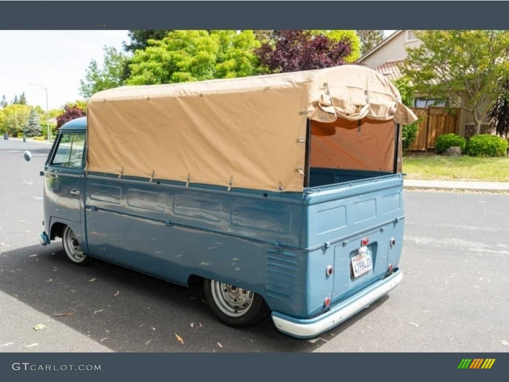Dove Blue 1954 Volkswagen Bus T2 Transporter Pick Up Exterior Photo #146362047