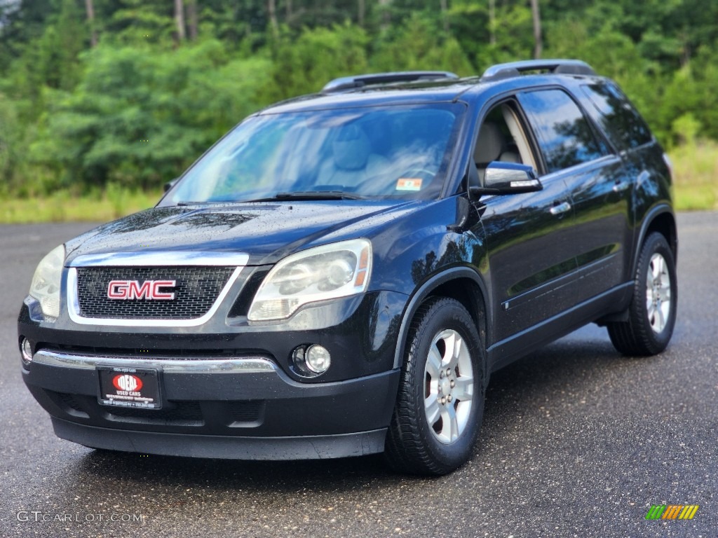 2009 Acadia SLT-2 - Carbon Black Metallic / Light Titanium photo #1