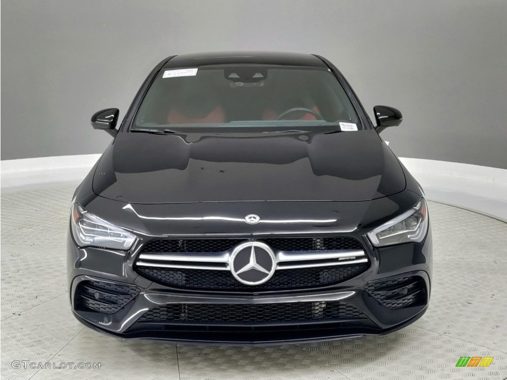 2021 CLA AMG 35 Coupe - Night Black / Classic Red/Black photo #2