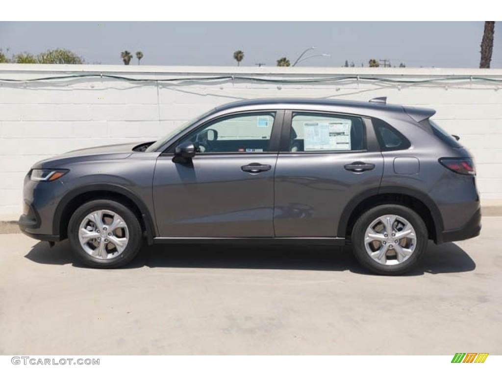 Modern Steel Metallic 2024 Honda HR-V LX AWD Exterior Photo #146362221