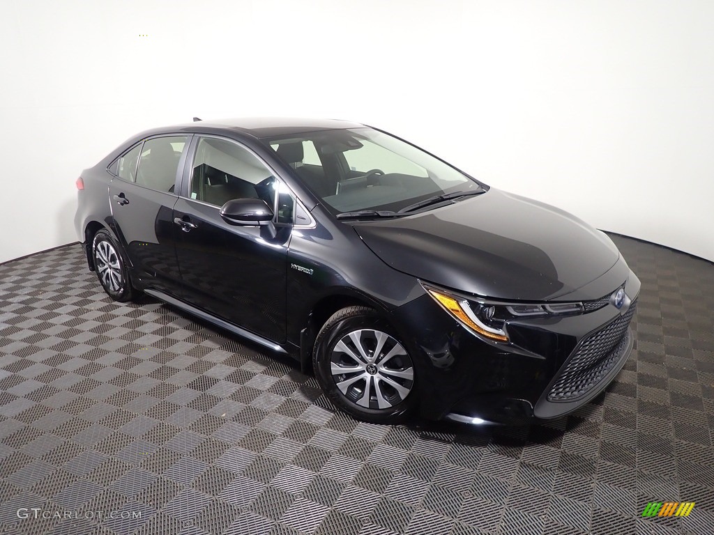 2021 Corolla Hybrid LE - Black Sand Pearl / Black photo #3