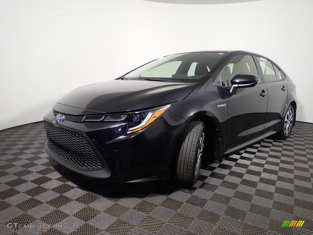 2021 Corolla Hybrid LE - Black Sand Pearl / Black photo #7