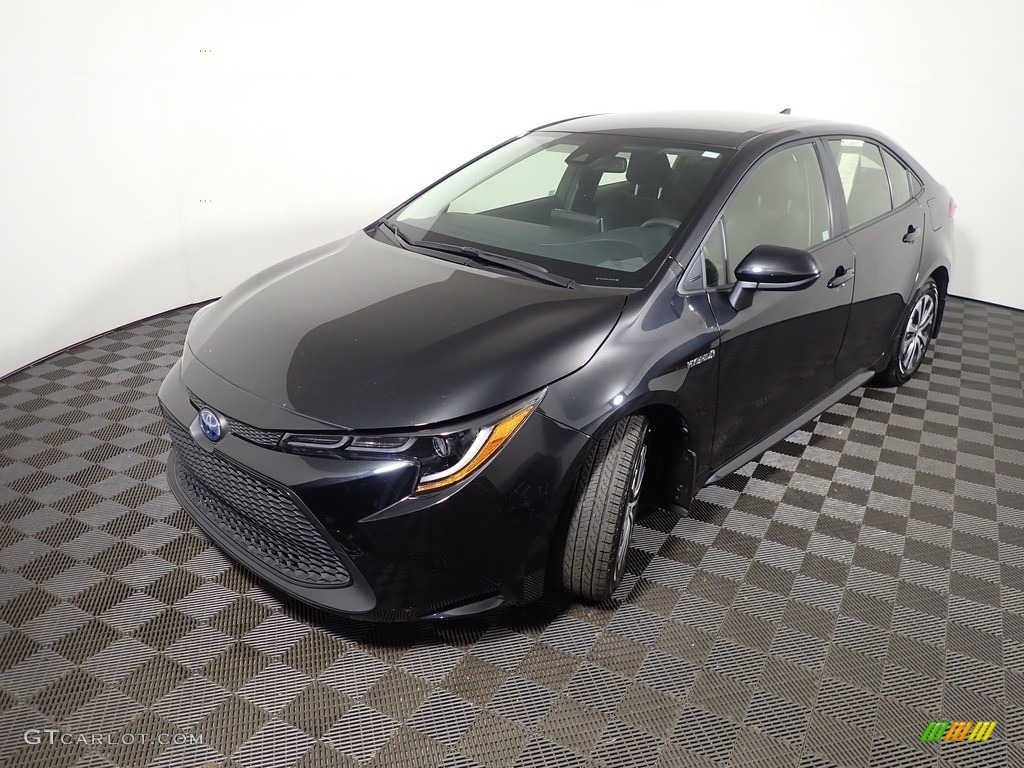 2021 Corolla Hybrid LE - Black Sand Pearl / Black photo #8