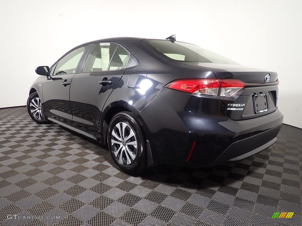 2021 Corolla Hybrid LE - Black Sand Pearl / Black photo #9