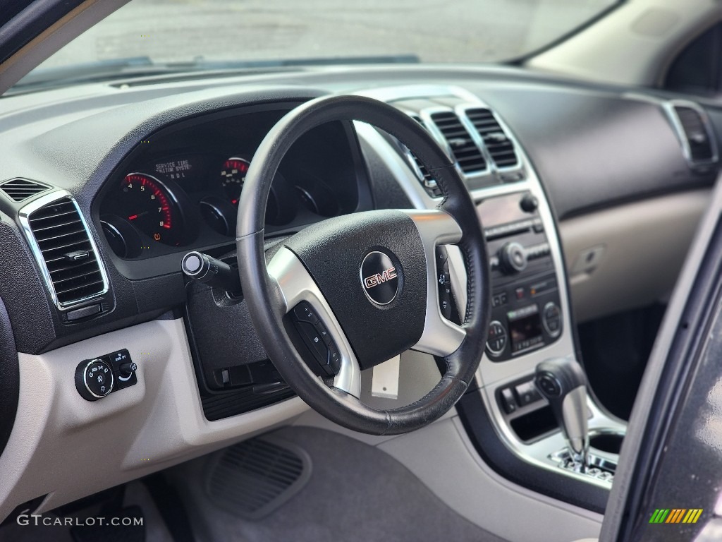 2009 Acadia SLT-2 - Carbon Black Metallic / Light Titanium photo #31