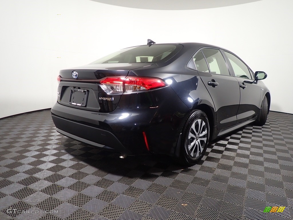 2021 Corolla Hybrid LE - Black Sand Pearl / Black photo #14