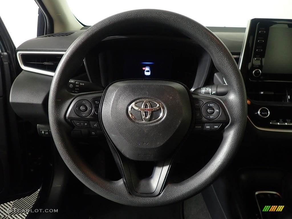 2021 Corolla Hybrid LE - Black Sand Pearl / Black photo #22
