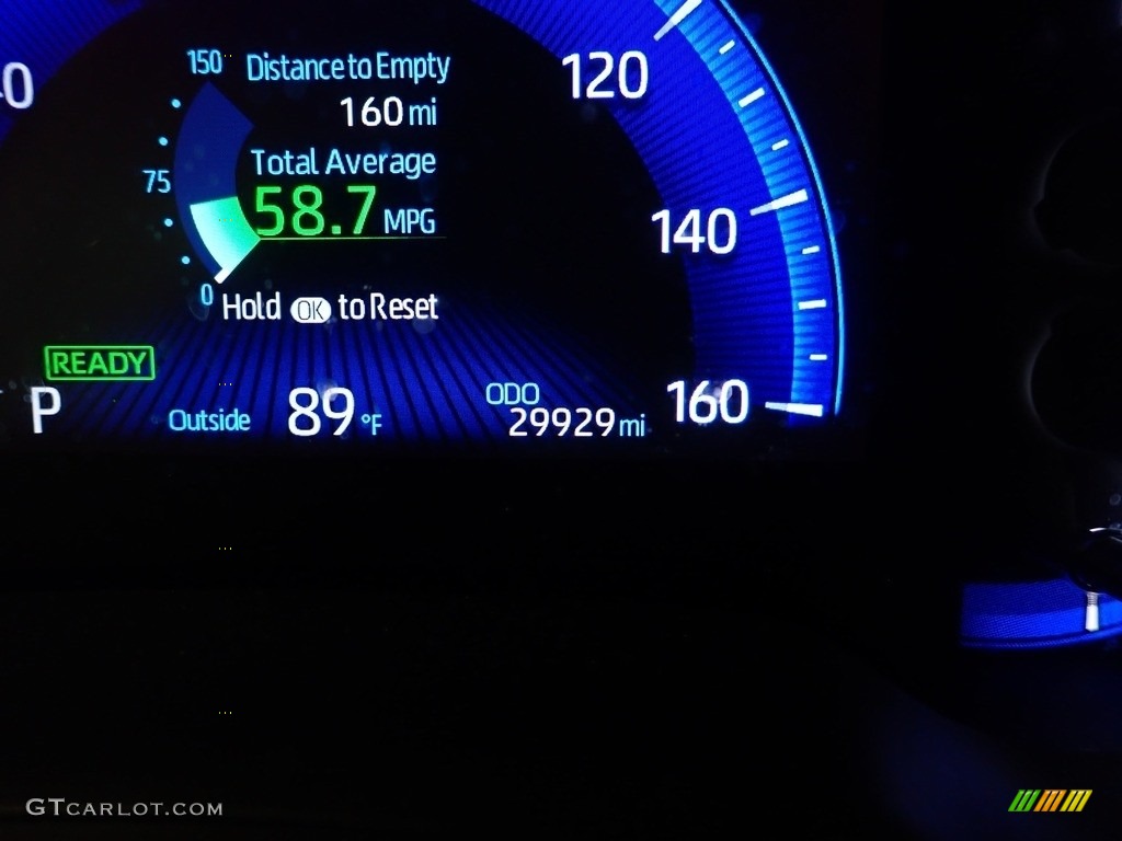 2021 Corolla Hybrid LE - Black Sand Pearl / Black photo #38