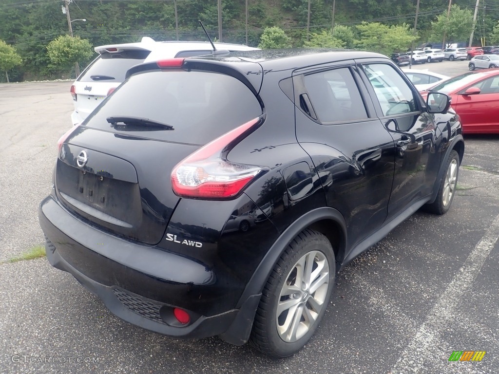 2016 Juke SL AWD - Super Black / Black/Red photo #4