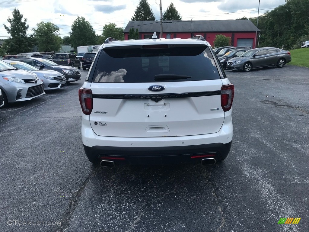 White Platinum Metallic Tri-Coat 2016 Ford Explorer Sport 4WD Exterior Photo #146363658