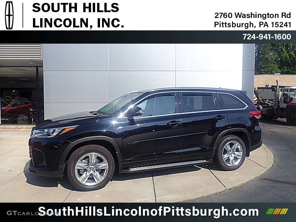 2017 Highlander Limited AWD - Midnight Black Metallic / Almond photo #1