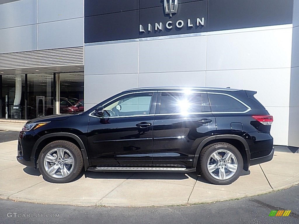 2017 Highlander Limited AWD - Midnight Black Metallic / Almond photo #2