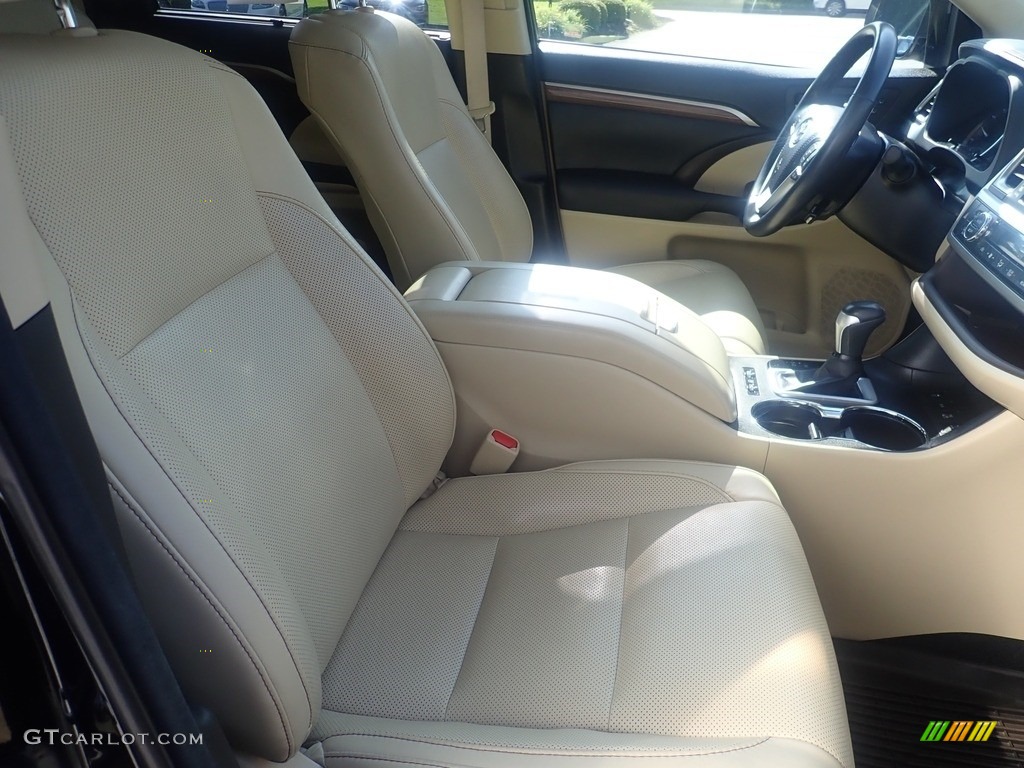 2017 Highlander Limited AWD - Midnight Black Metallic / Almond photo #11