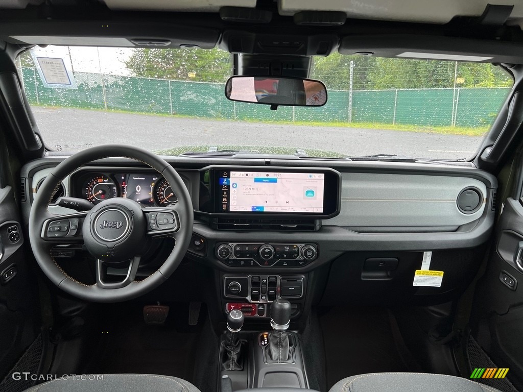 2024 Jeep Wrangler 4-Door Willys 4x4 Black Dashboard Photo #146363901