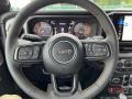 Black 2024 Jeep Wrangler 4-Door Willys 4x4 Steering Wheel