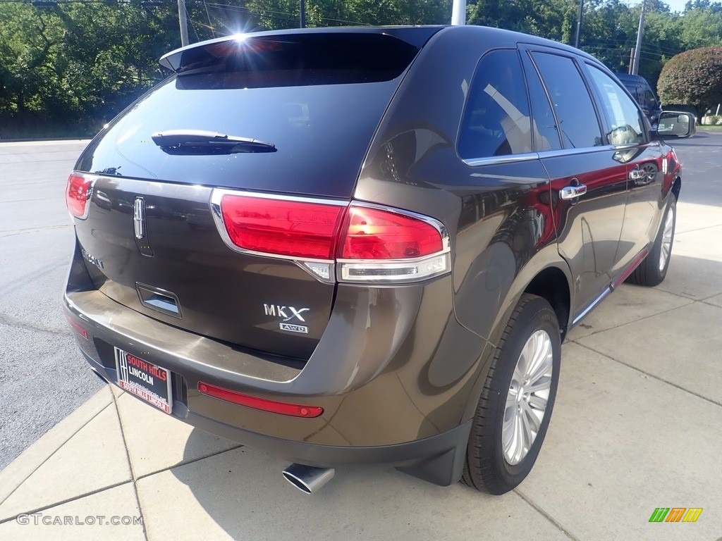 2011 MKX AWD - Earth Metallic / Charcoal Black photo #6