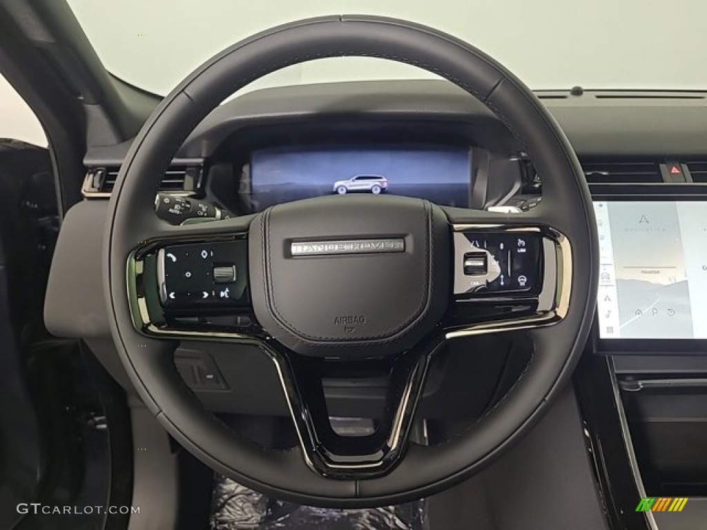 2024 Land Rover Range Rover Velar Dynamic SE Ebony Steering Wheel Photo #146364195